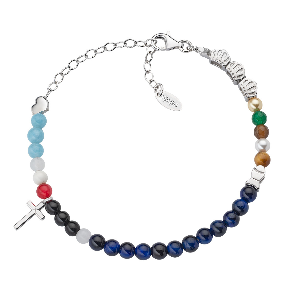 Braciale Vita Christi Pietre Naturali Collezione Vita Christi et Maria Codice: BRVIGEPD4 € 59,90
